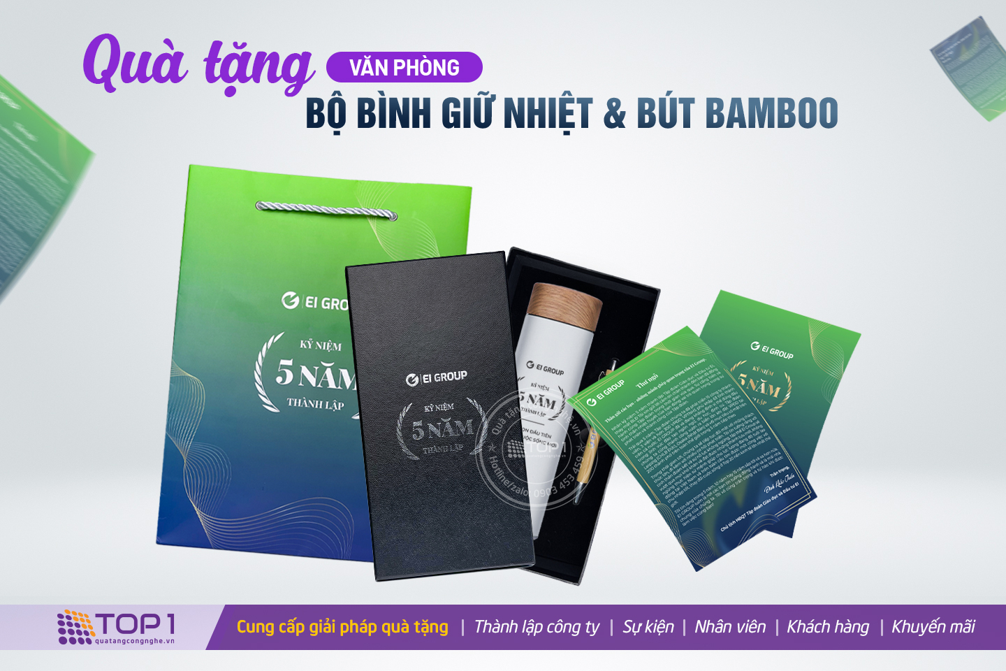 quà tặng sự kiện kỷ niệm thành lập cty