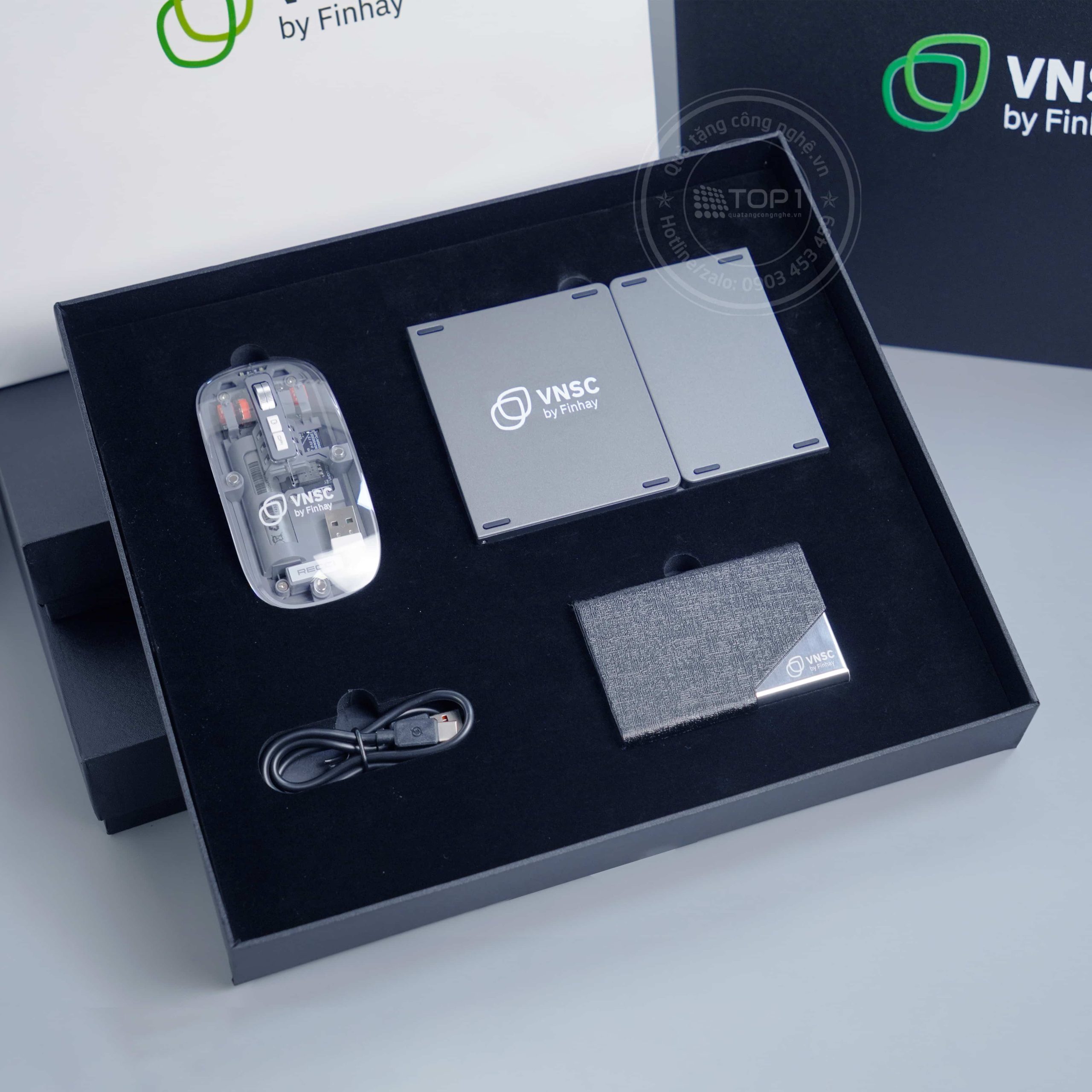 bộ quà tặng in logo làm điểm nhấn thương hiệu
