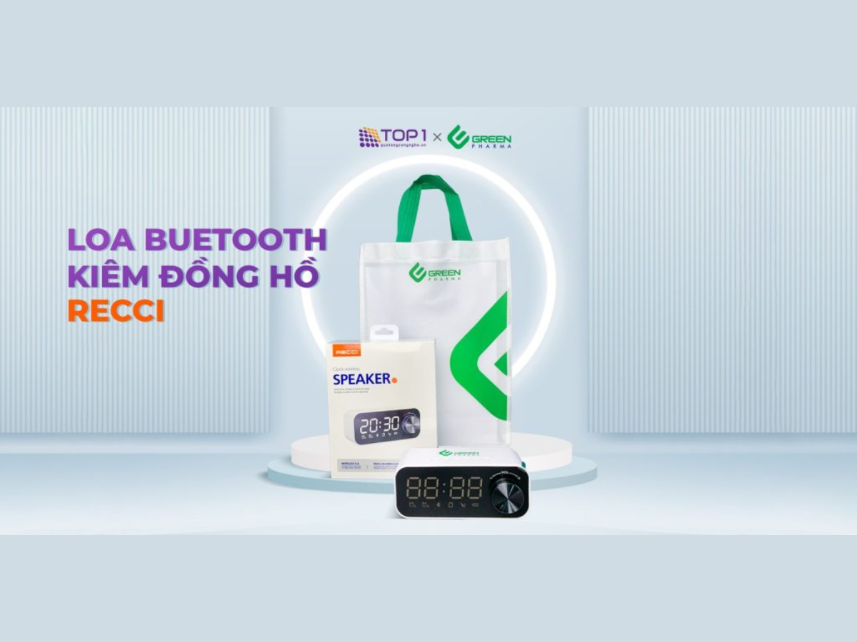 Set quà tặng công nghệ loa bluetooth kiêm đồng hồ thông minh