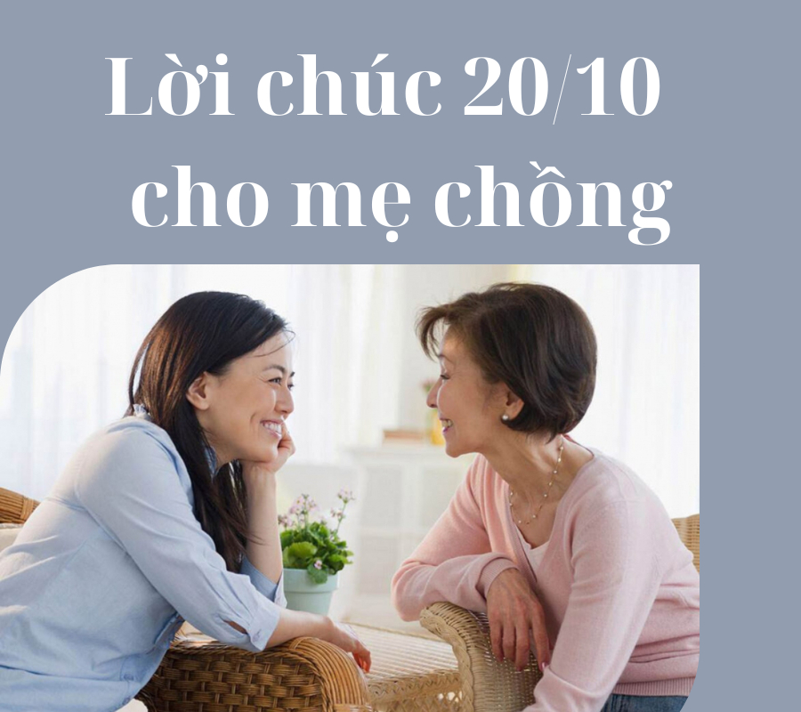 Lời chúc 20/10 dành cho mẹ chồng hay, cảm động