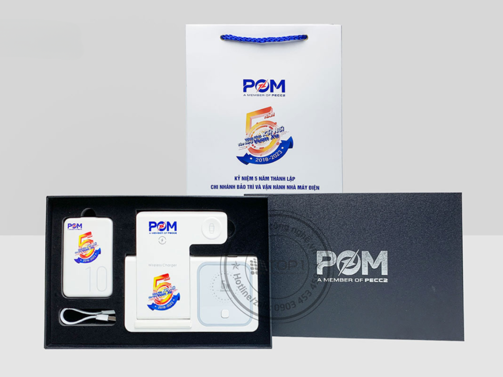 quà tặng sự kiện 5 năm thành lập POM