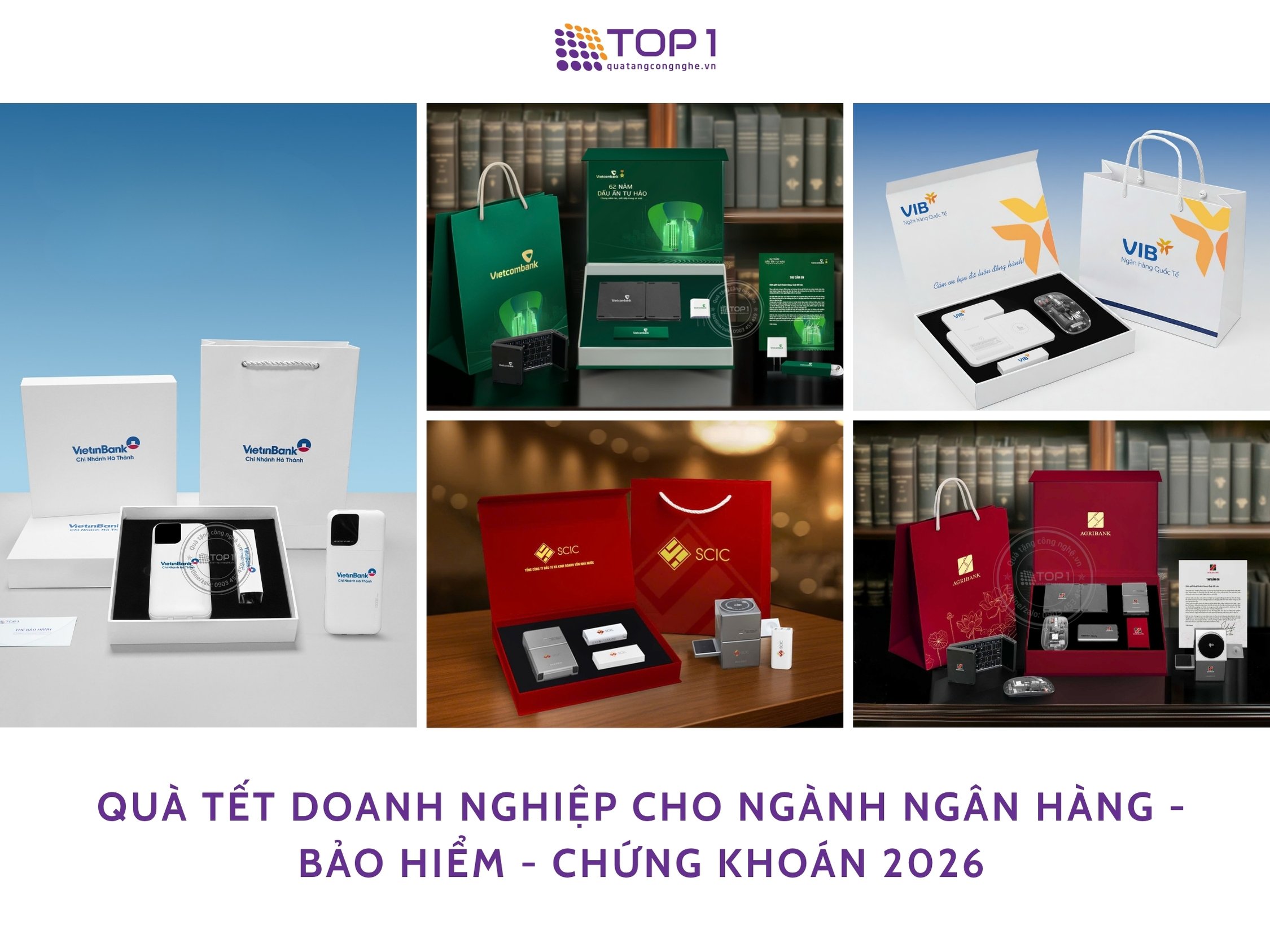 Quà Tết doanh nghiệp Ngành Ngân hàng - Bảo hiểm - Tài chính 2026